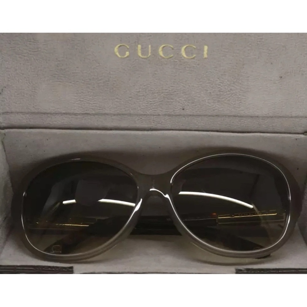 Gucci Women's Brown Bamboo Sunglasses